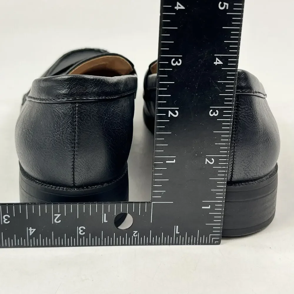 LifeStride Sonoma 2 Loafers Womens Size 6.5 Black Slip On Comfort Shoes Soft